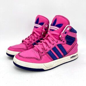 Adidas Court Attitude Pink Purple Kids Running Sneaker Shoes Q33454 Size 4.5